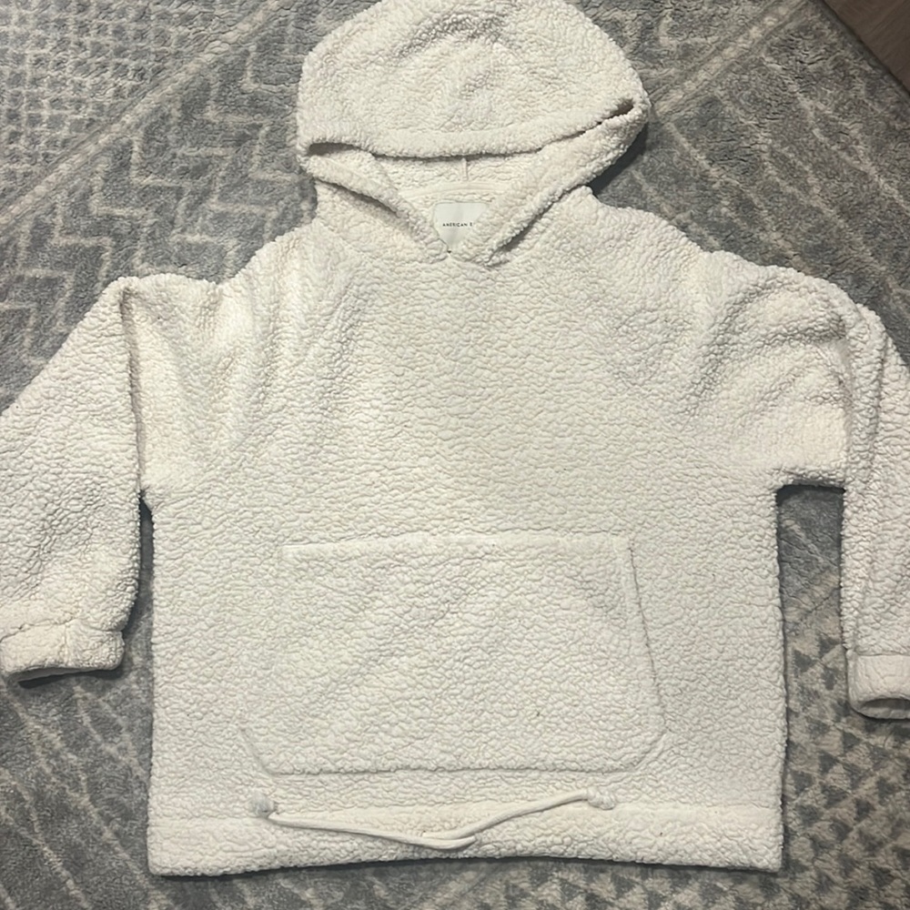 American Eagle Sherpa Hoodie Size medium